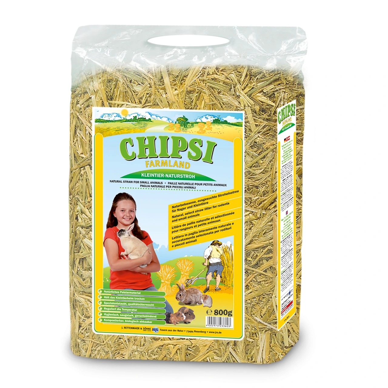 Chipsi Farmland Compact Halm 800 g